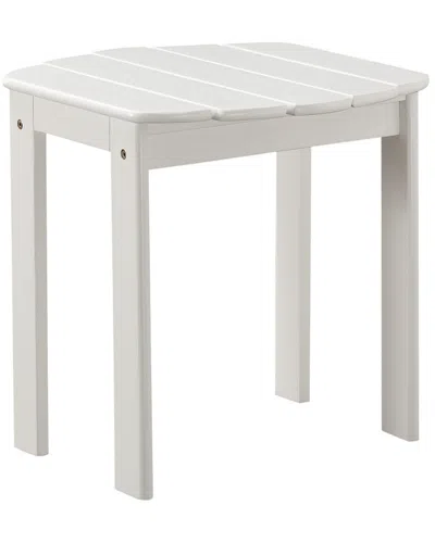 Linon White Adirondack End Table