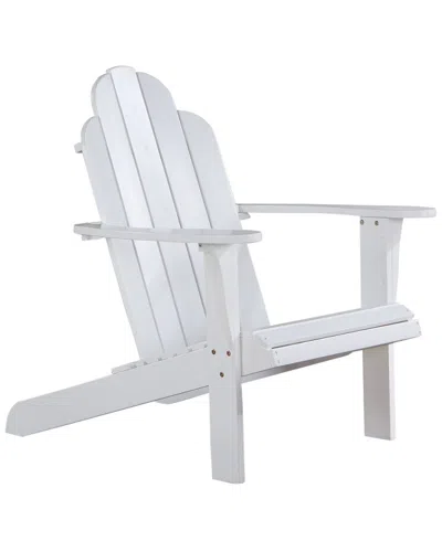 Linon White Outdoor Adirondack Chair