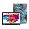 Linsay 10.1 Octa Core 128gb Android 15 Tablet Art Shape Case In Black