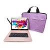 Linsay 10.1 Octa Core 128gb Android 15 Tablet Pink Keyboard In Pink