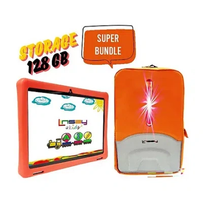Linsay 10.1 Octa Core 128gb Tab Kids Orange Led