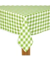 Lintex Buffalo Check Green 100% Cotton Table Cloth For Any Table 60"x84" In Green