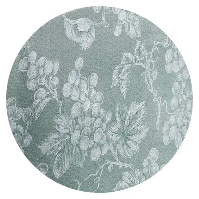Lintex Floral Oval Tablecloth In Ivory