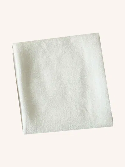 Lintico Cotton Linen Napkins Solid Color Placemats Tea Towels In White