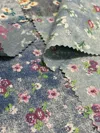Lintico Denim Fabric Scraps Kit For Diy Patchwork (5 Pieces) In Gray