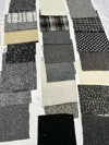 Lintico Wool Fabric Patchwork & Diy Handcraft Kit (10 Pieces) In Gray