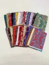 Lintico Yarn-dyed Fabric Scraps For Clothes & Patchwork (10 Pieces) In Multi