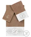 Linum Home 100% Turkish Cotton Monica 3-pc. Embellished Towel Set