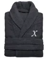 Linum Home 100% Turkish Cotton Personalized Unisex Herringbone Bath Robe