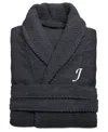 Linum Home 100% Turkish Cotton Personalized Unisex Herringbone Bath Robe