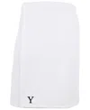 Linum Home 100% Turkish Cotton Terry Personalized Men's Bath Wrap In White