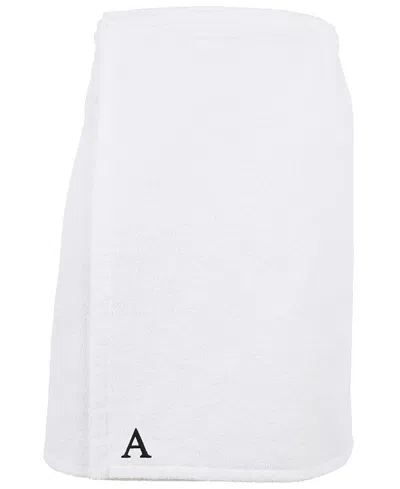 Linum Home 100% Turkish Cotton Terry Personalized Men's Bath Wrap