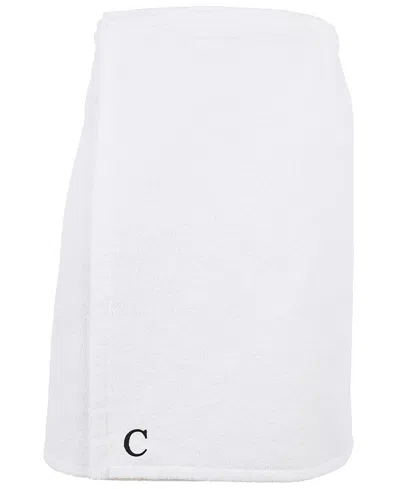 Linum Home 100% Turkish Cotton Terry Personalized Men's Bath Wrap