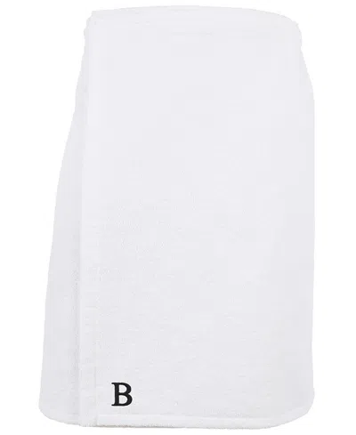 Linum Home 100% Turkish Cotton Terry Personalized Men's Bath Wrap