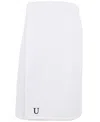 Linum Home 100% Turkish Cotton Terry Personalized Women's Bath Wrap In White