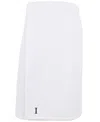 Linum Home 100% Turkish Cotton Terry Personalized Men's Bath Wrap In White