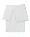 Linum Home Adornia Scallop Cotton 3-pc. Towel Set In White