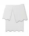 Linum Home Adornia Scallop Cotton 3-pc. Towel Set In White