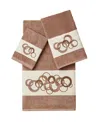 Linum Home Annabelle 3-pc. Embellished Towel Set
