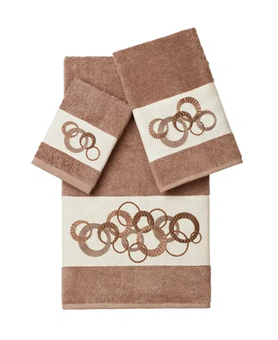 Linum Home Annabelle 3-pc. Embellished Towel Set