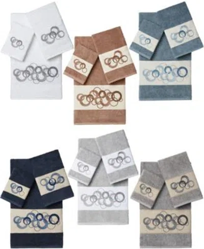 Linum Home Annabelle Bath Towel In Light Grey