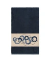 Linum Home Annabelle Bath Towel Bedding In Navy