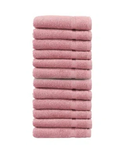 Linum Home Denzi 12-pc. Washcloth Set Bedding In Pink