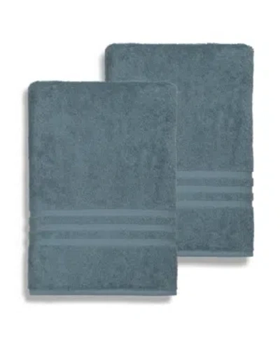 Linum Home Denzi 2-pc. Bath Sheet Set Bedding In Light Blue