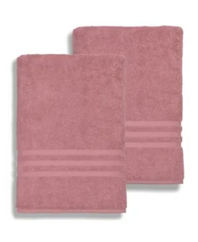 Linum Home Denzi 2-pc. Bath Sheet Set Bedding In Pink