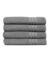 Linum Home Denzi 4-pc. Bath Towel Set In Dark Grey