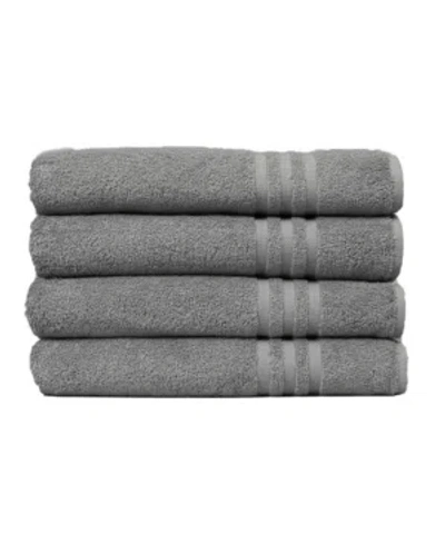 Linum Home Denzi Bath Towel Collection Bedding In Light Grey