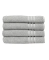 Linum Home Denzi 4-pc. Bath Towel Set In Light Grey