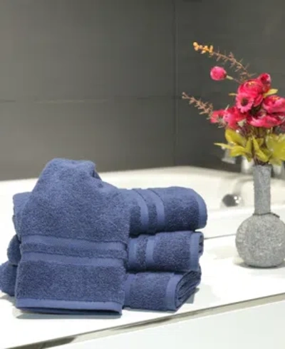 Linum Home Denzi 4-pc. Hand Towel Set Bedding In Navy