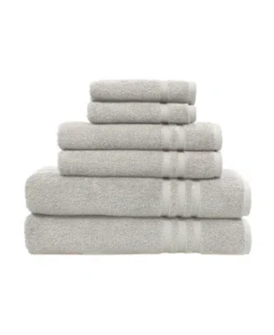 Linum Home Denzi 6-pc. Towel Set Bedding In Light Grey