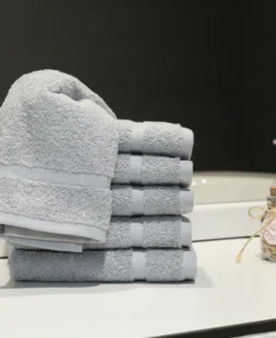 Linum Home Denzi 6-pc. Washcloth Set Bedding In Light Grey