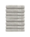 Linum Home Denzi 8-pc. Hand Towel Set Bedding In Light Grey