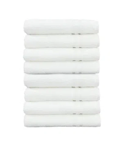 Linum Home Denzi 8-pc. Hand Towel Set Bedding In White