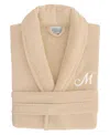 Linum Home Linum Font 100% Turkish Cotton Unisex Terry Bathrobe In Neutral