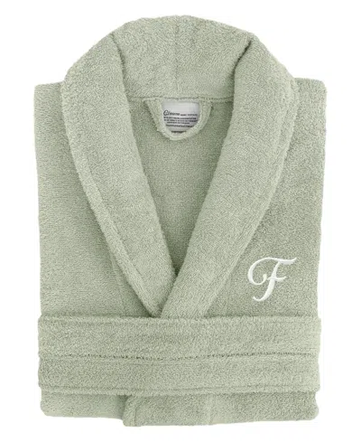 LINUM HOME LINUM FONT 100% TURKISH COTTON UNISEX TERRY BATHROBE