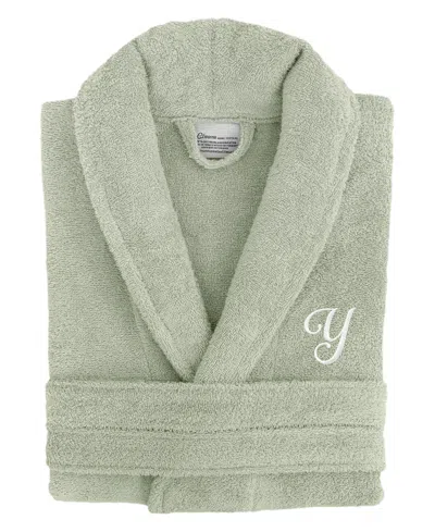 LINUM HOME LINUM FONT 100% TURKISH COTTON UNISEX TERRY BATHROBE