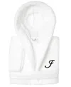 Linum Home Personalized Kids Super Plush Hooded Bathrobe In Neutral