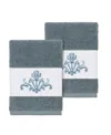 Linum Home Scarlet 2-pc. Embellished Washcloth Set Bedding