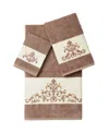 Linum Home Annabelle 3-pc. Embellished Towel Set Bedding
