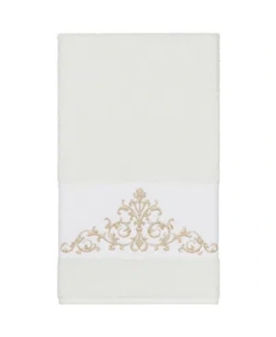 Linum Home Scarlet Bath Towel Bedding In White