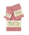 Linum Home Serenity 3-pc. Embellished Towel Set Bedding
