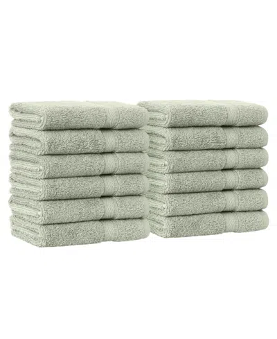 Linum Home Sinemis 12-pc. Washcloth Set In Green