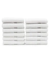 Linum Home Sinemis 12-pc. Washcloth Set Bedding In White