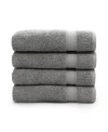 Linum Home Sinemis 4-pc. Hand Towel Set Bedding In Dark Grey