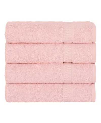 Linum Home Sinemis 4-pc. Hand Towel Set In Pink