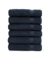 Linum Home Sinemis 6-pc. Terry Hand Towel Set Bedding In Navy